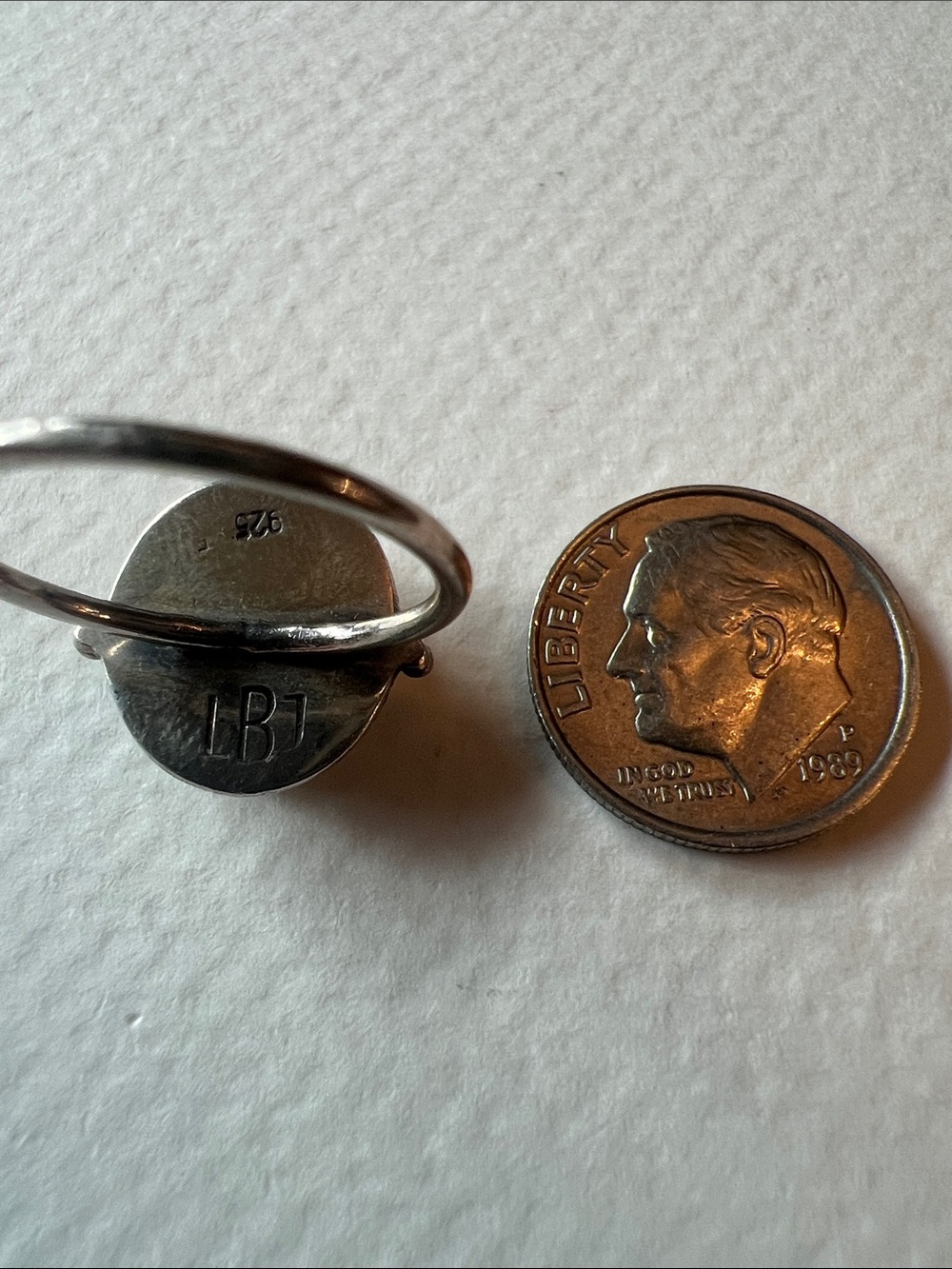 Sterling Silver Gray Rutilated Quartz Ring - Picture 3 of 3